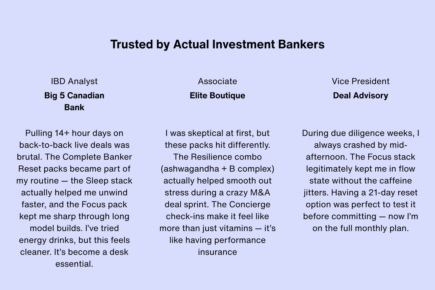 Complete Banker Reset